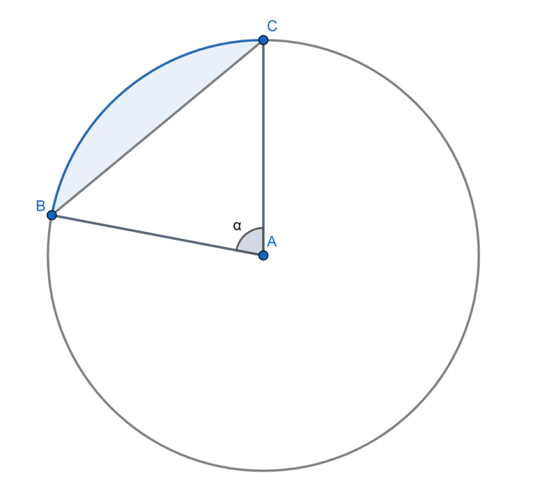 Comprendiendo el concepto de un segmento circular