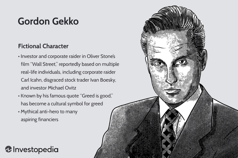 El Infame Gordon Gekko: El Símbolo de la Codicia y el Éxito Financiero