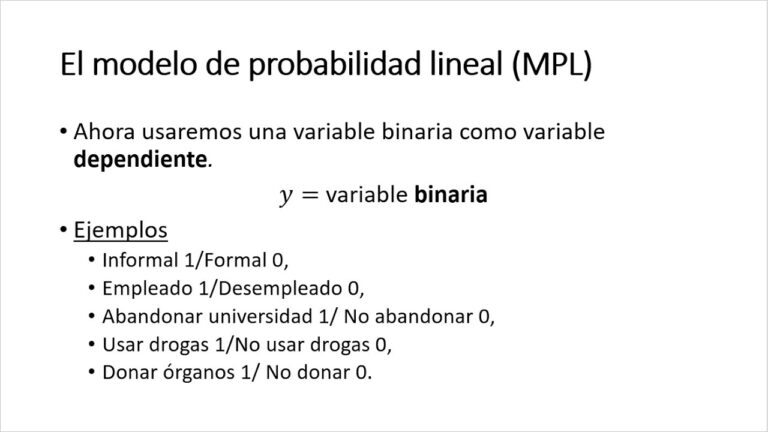 ¿Qué es el Modelo de Probabilidad Lineal? Explicación Rápida y Sencilla