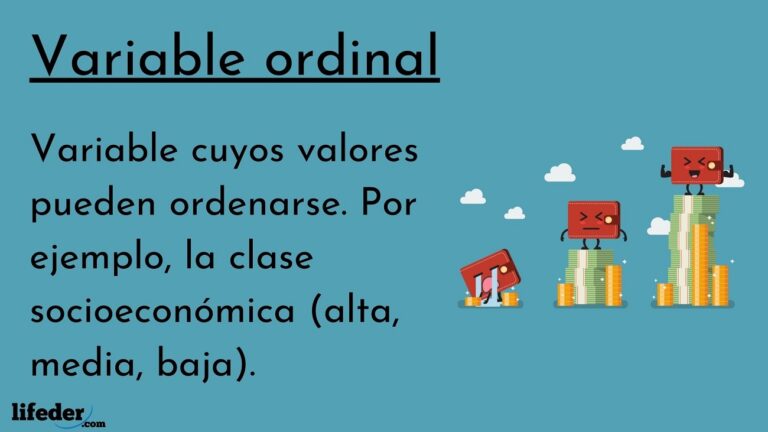 ¿Qué es una Variable Ordenal?